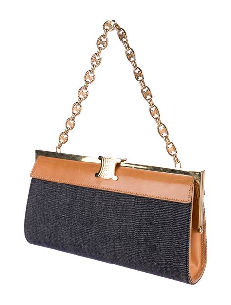 celine denim clutch|celine purses for women.